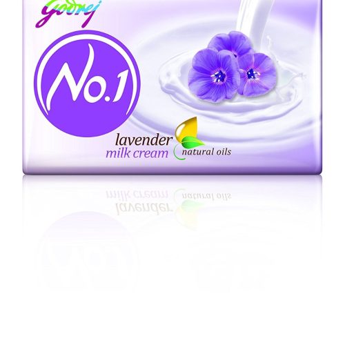 Godrej No.1 Lavender and Milk Cream Soap, 100g (Buy 3 Get 1 Free)-0