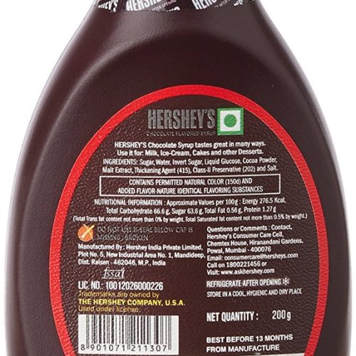Hersheys Chocolate Syrup, 200g-2338