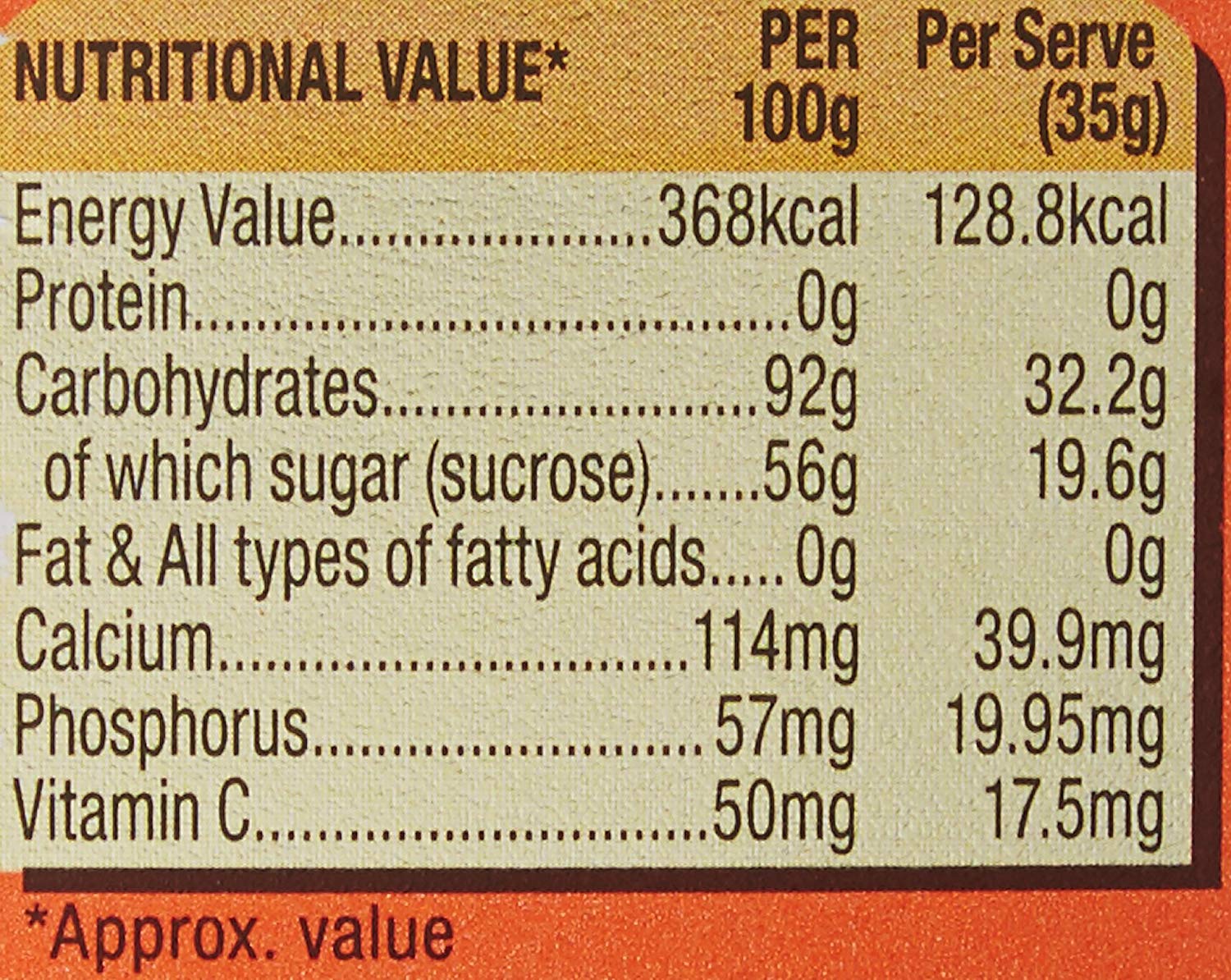 Glucon-D, Orange Flavoured Glucose, 250g Carton-1956
