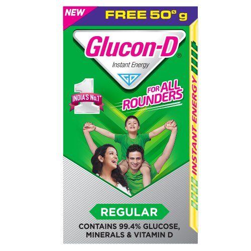 Glucon-D Instant Energy Regular Glucose, 75+50g Carton-1933