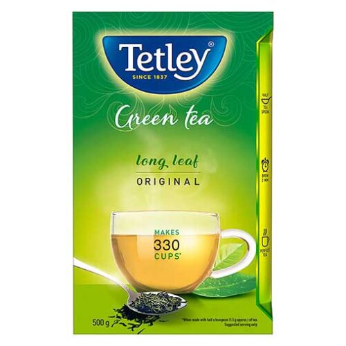 Tetley Long Leaf Original Green Tea, 500g-0