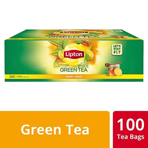 Lipton Honey Lemon Green Tea, 100 Tea Bags-0
