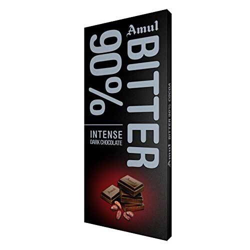 Amul Bitter 90% Chocolate, 150g-0