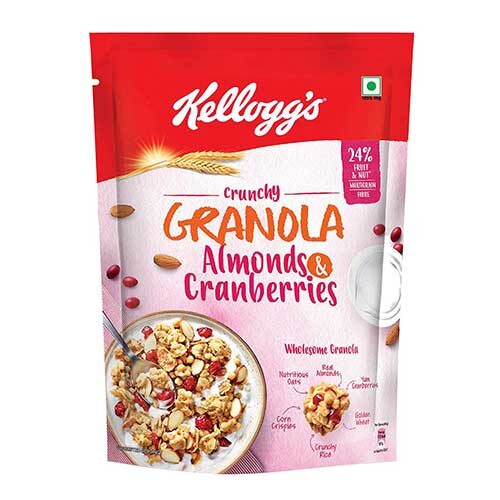 Kellogg's Crunchy Granola Almonds and Cranberries, 150g-0