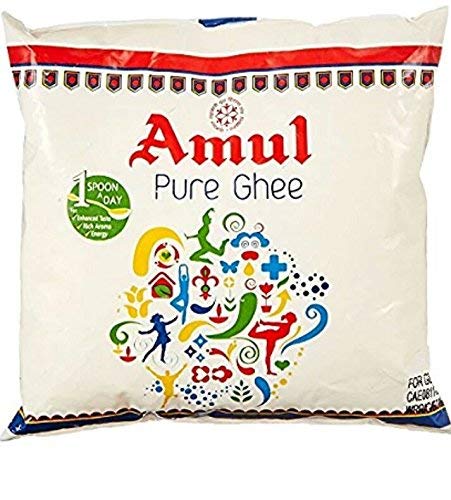 Amul Pure Ghee Pouch, 500ml-0