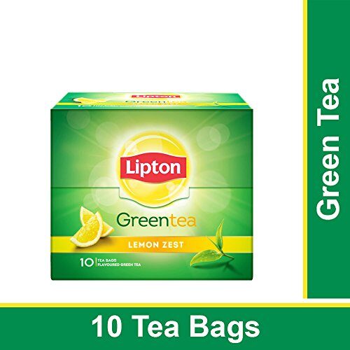 Lipton Lemon Zest Green, 10 Tea Bags-0