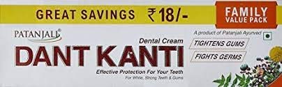 Patanjali Dant Kanti Toothpaste Value Pack - 300 g-0