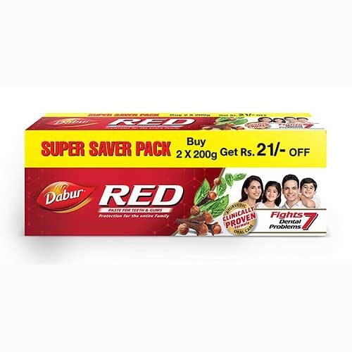 Dabur Red Toothpaste, 200g (Pack of 2)-0