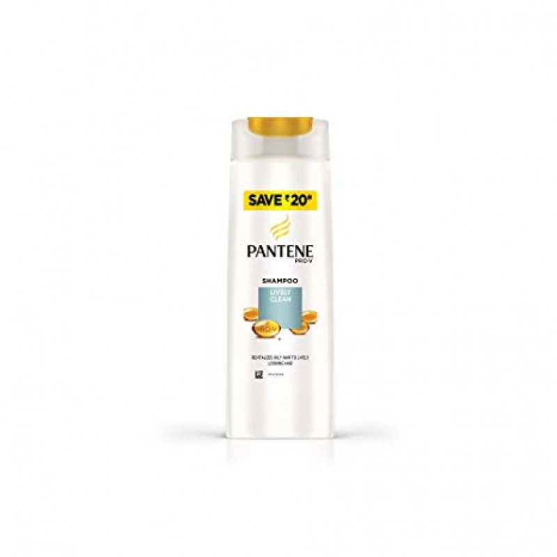Pantene Lively Clean Shampoo, 200ml-0