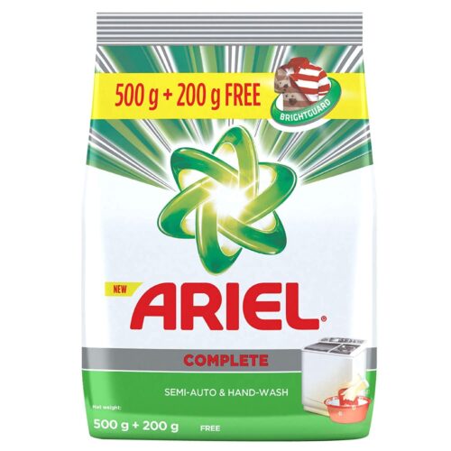 Ariel Complete Detergent Powder, 500g + 200g-0