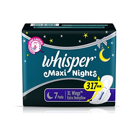 Whisper Maxi Nights XL Wings, 7 Pads-0