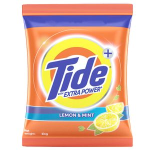 Tide Lemon & Mint Detergent Powder, 1Kg-0