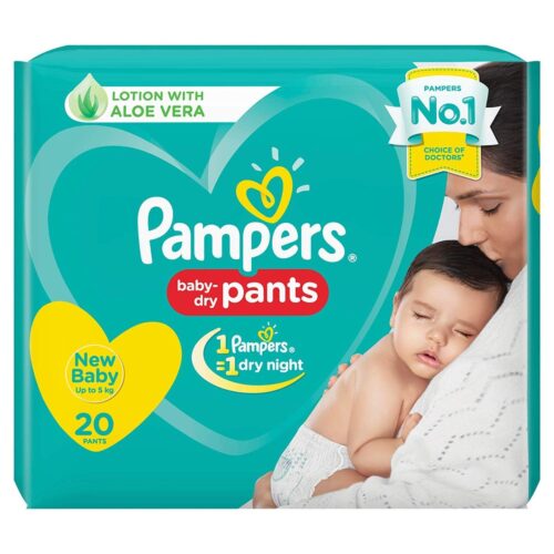 Pampers Baby Dry Pants New Baby Size, 20 Pieces-0