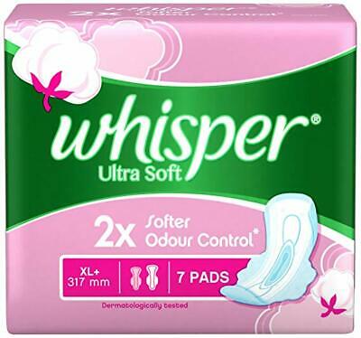 Whisper Ultra Soft Sanitary Pads XL Plus, 7 Pieces-0