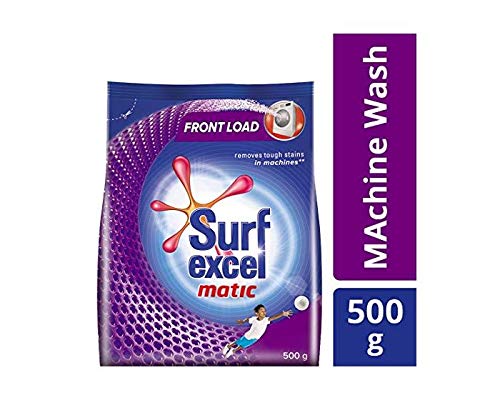 Surf Excel Front Load Detergent Powder, 500g-0