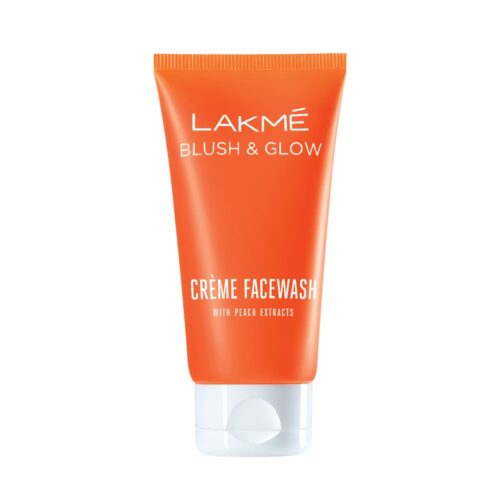 Lakme Blush & Glow Peach Creme Facewash, 50g-0