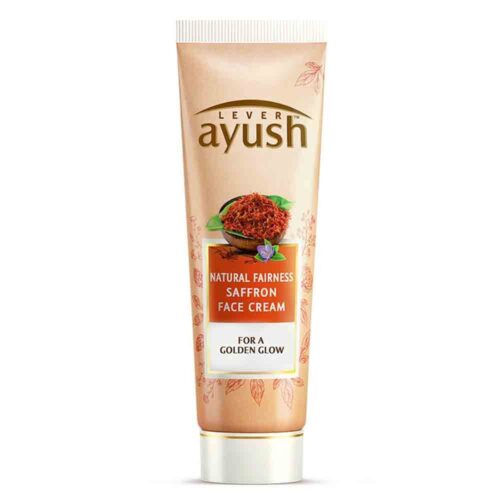 Lever Ayush Natural Fairness Saffron Face Cream, 50g-0