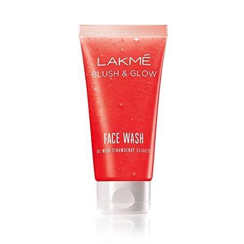 Lakme Blush & Glow Strawberry Gel Facewash, 100g-0