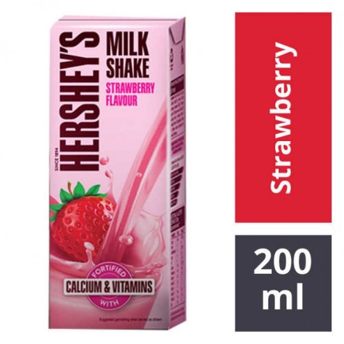 Hersheys Strawberry Flavour Milk Shake, 180ml-0