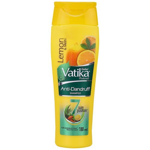 Dabur Vatika Anti Dandruff Shampoo, 180ml-0