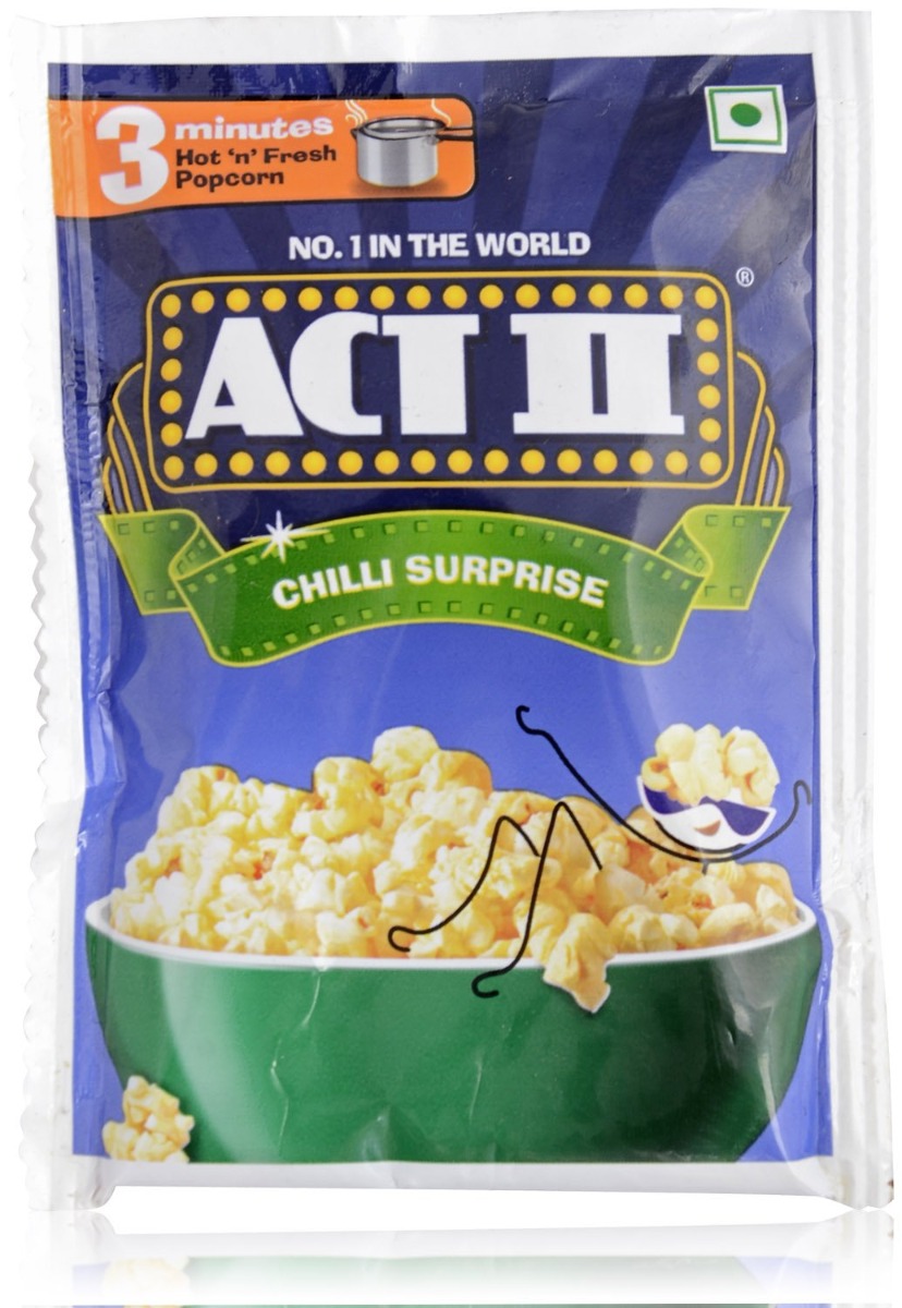 Act II Chilli Surprise Instant Popcorn, 41g-0