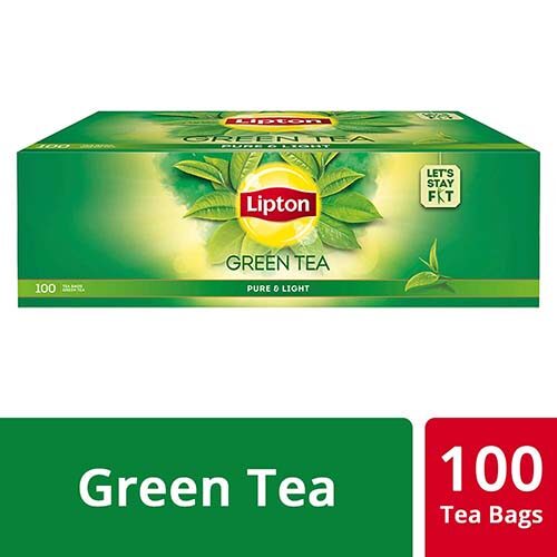 Lipton Pure & Light Green Tea, 100 Tea Bags-0