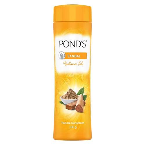 Ponds Sandal Natural Sunscreen Radiance Talc, 100g-0