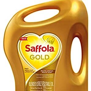 Saffola Gold Blended Edible Vegetable Oil 5 lts Can.-0