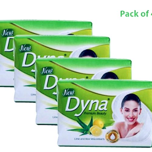 Dyna Lime & Aloevera Soap, 400g (4 x 100g)-0