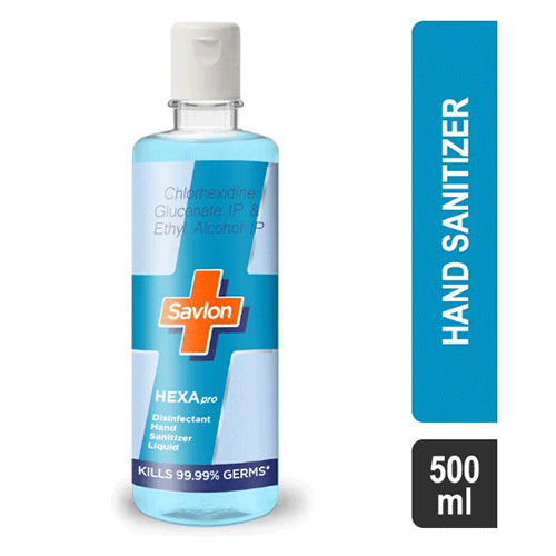 Savlon Hexapro Disinfectant Hand Sanitizer Liquid, 500ml-0