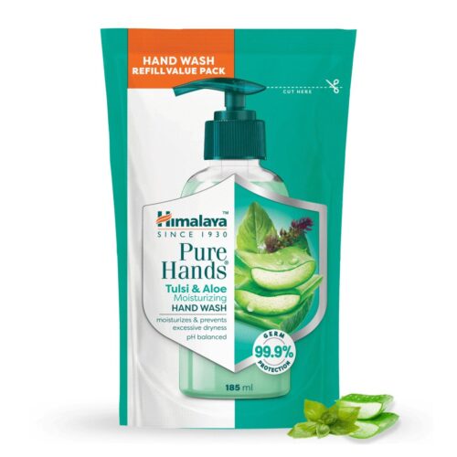Himalaya Pure Hands Tulsi & Aloe Moisturizing Handwash, 185ml-0
