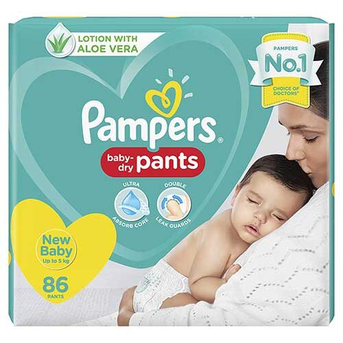 Pampers Diaper Pants New Baby, 86 Count-0