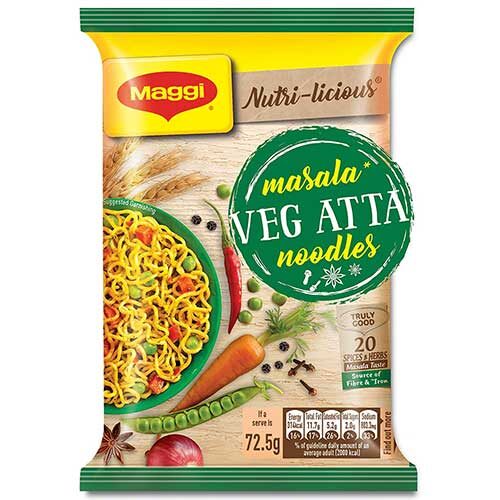 Maggi Masala Veg Atta Noodles, 72.5g-0