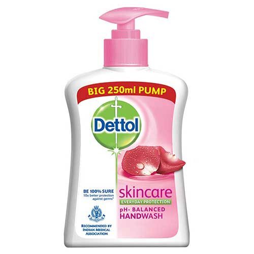 Dettol Skincare Liquid Hand Wash Bottle, 250ml-0