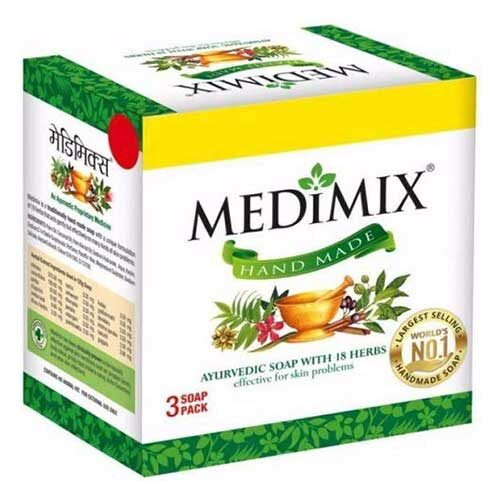 Medimix Ayurvedic Soap, 125g (Pack of 3)-0