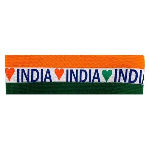 India Tricolor Head Band Elastic, 1N-0