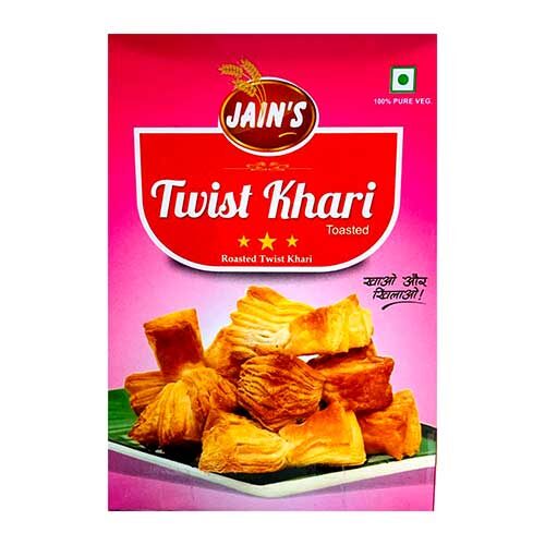 Jains Roasted Twist Khari, 200g-0