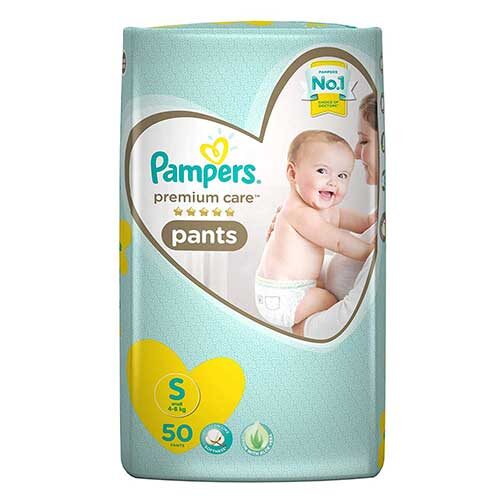 Pampers Premium Care Pants Diapers, Small, 50 Count-0