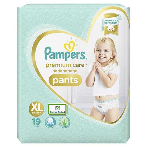 Pampers Premium Care Pants Diapers, XL, 19 Count-0