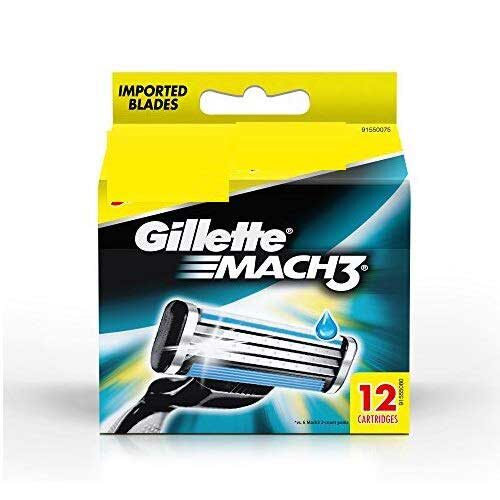 Gillette Mach3 Blades Refill, 12N-0