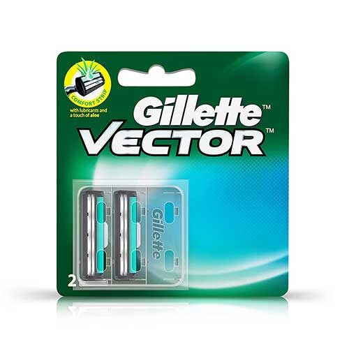 Gillette Vector Plus Shaving Razor Blades, 2 Cartridge-0
