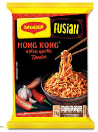 Maggi Fusian Hong Kong Noodles Spicy Garlic Noodles 73 g-0