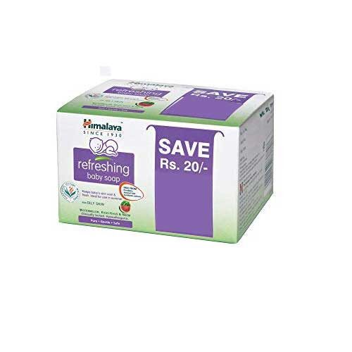 Himalaya Refreshing Baby Soap, Value Pack 4*75g-0