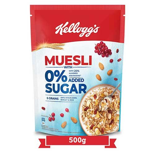 Kellogg's Muesli with 0% Added Sugar, 500g-0