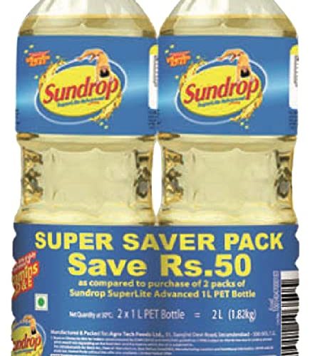 Sundrop Superlite Advanced 1 lt Pack Of 2 (Saver Pack)-0