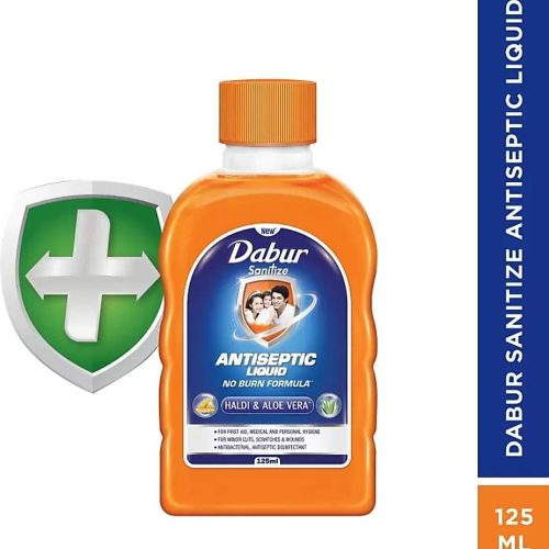 Dabur Sanitize Antiseptic Liquid ,125ml-0