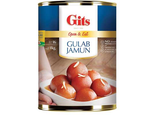 Gits Gulab Jamun, 1kg Tins(16Pics)-0