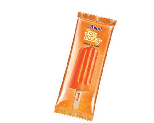 Amul Ice Lickz, Orange Flavour Stick Ice Cream, 50ml-0