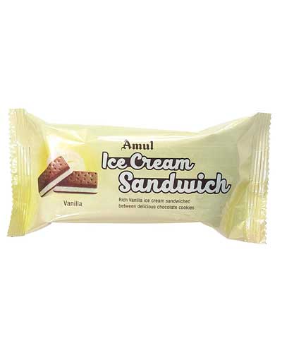 Amul Ice Cream Sandwich Vanilla, 80ml-0