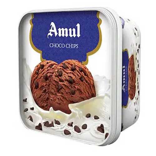 Amul Choco Chips Ice Cream, 1L/540g-0